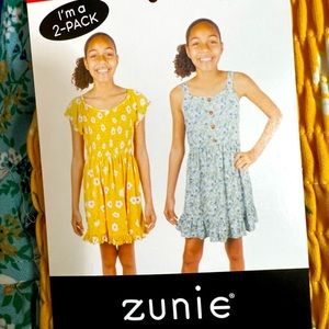 Zunie Girl 2-PK Summer Dress/ Medium